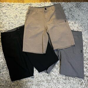 Men's Casual Shorts Set - Black, Tan, Gray